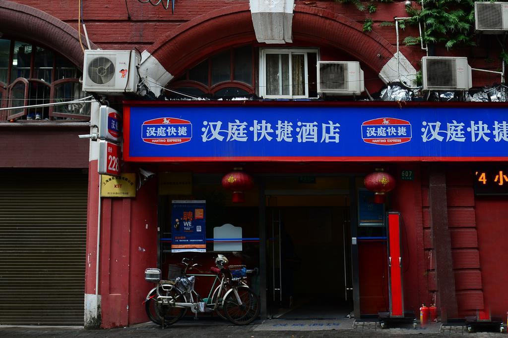 Hanting Express Shanghai Middle Sichuan Road Exterior foto